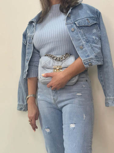 شلوار جین زنانه زارا زاپ دار