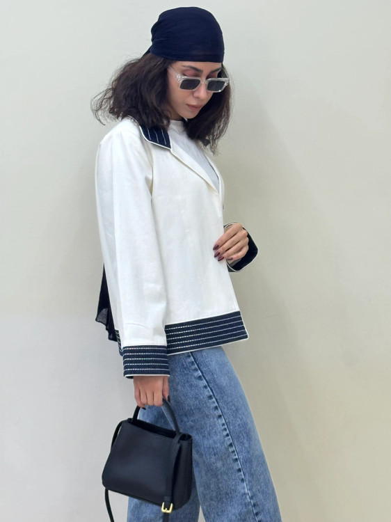 مانتو گلدزی شده زیبا از مزون راهه کالکشن در کرج