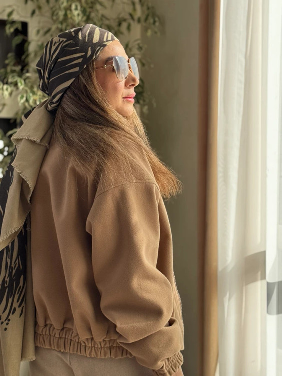 عکس کت فوتر خاص رنگ شتری زنانه ترند ۲۰۲۶ راحت و ارزان