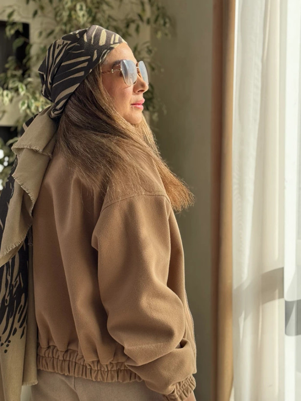 عکس کت فوتر خاص رنگ شتری زنانه ترند ۲۰۲۶ راحت و ارزان