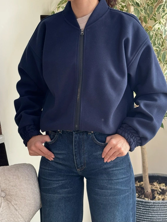 عکس بامبر کت رنگ سورمه ای اسپرت و ژورنالی شیک و خاص مجلسی و اسپرت