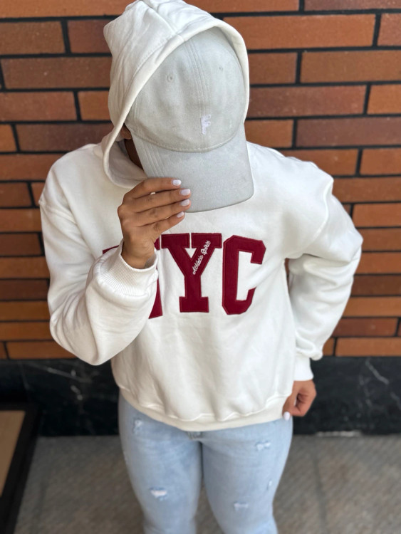 دورس سفید کلاهدار برند کتون وارداتی اسپرت و راحت