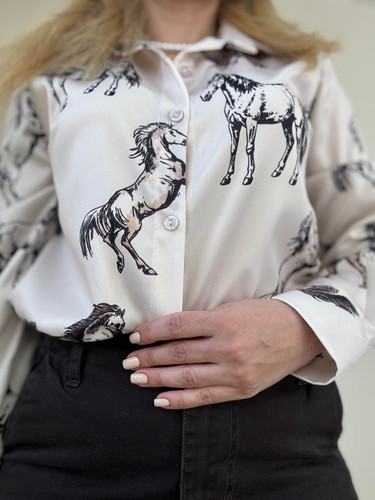 شومیز زنانه مجلسی طرح هرمس - پارچه سیلک، استایل شیک