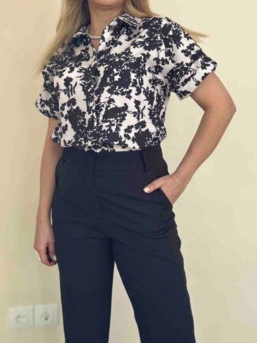 شومیز زنانه آستین کوتاه ترند و شیک مجلسی