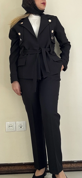 کت تک مشکی شیک و رسمی زنانه ترند ۲۰۲۶