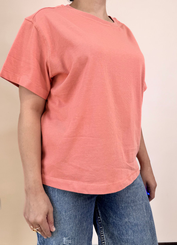 تیشرت زنانه هلویی